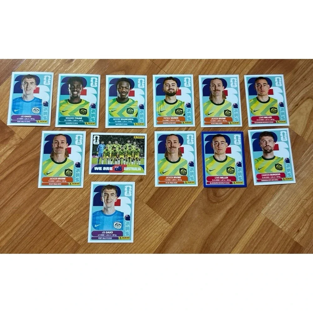 Panini Fifa World Cup 2026 Australia Soccer Trading Cards